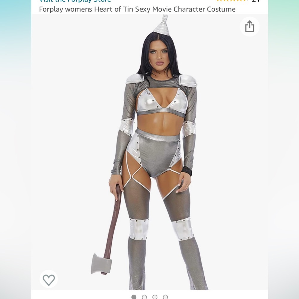 Heart of Tin Sexy Movie Character Costume